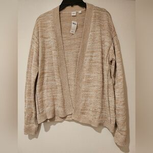 GAP Women Long Sleeve Open-Front Cardigan